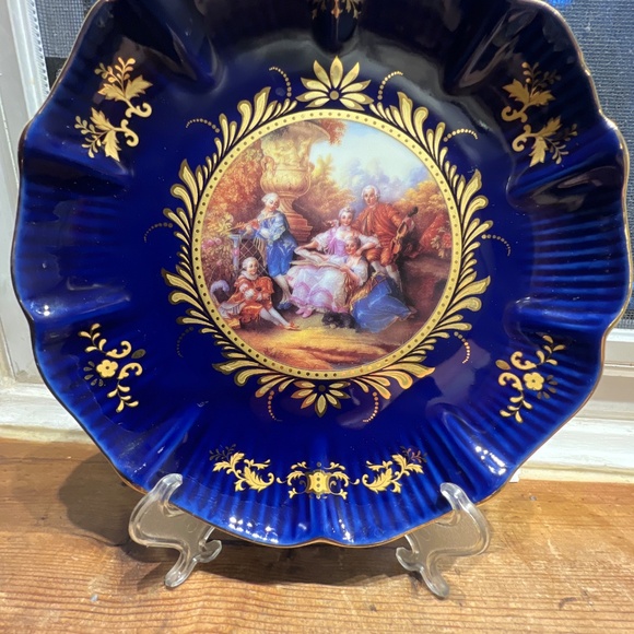 Limoges Other - Limoges Cobalt Blue Plate